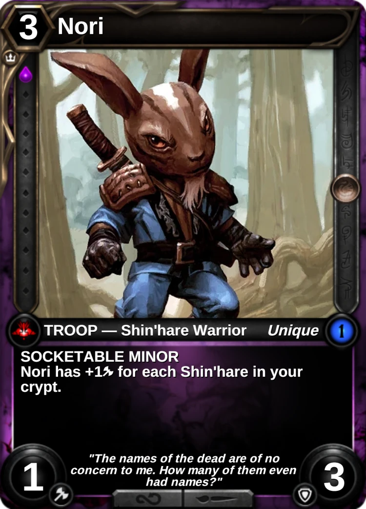 Nori: the card