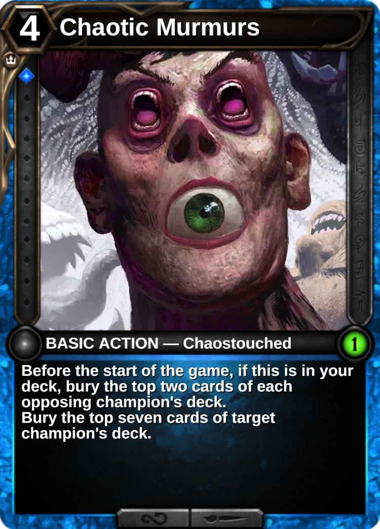 Chaotic Murmurs: the card