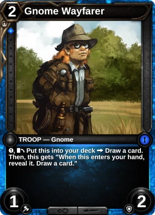 Gnome Wayfarer: the card this item changes
