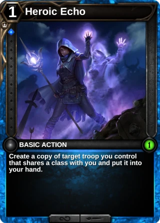 Heroic Echo: the card this item changes