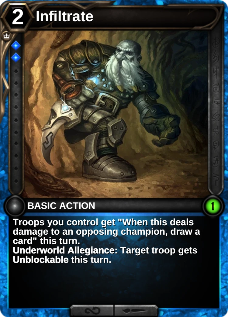 Infiltrate: the card
