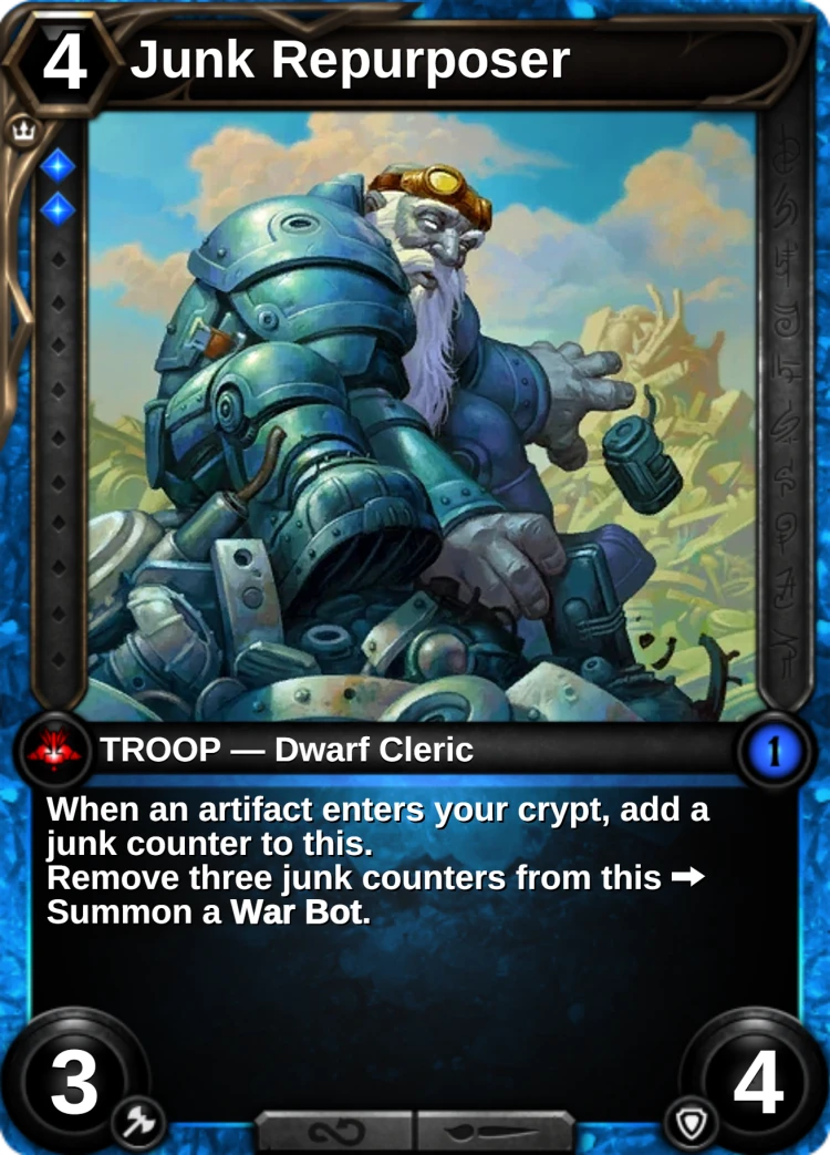 Junk Repurposer: the card