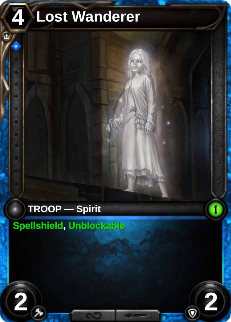 Lost Wanderer: the card