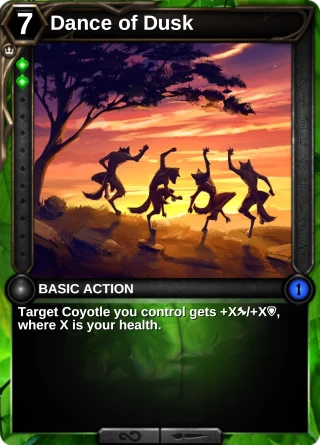 Dance of Dusk: the card this item changes