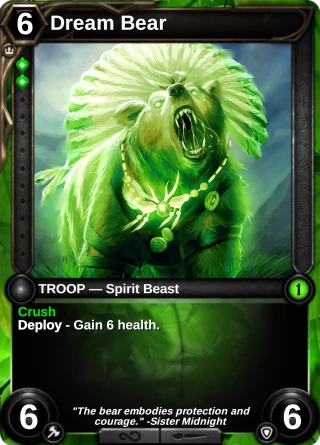 Dream Bear: the card this item changes