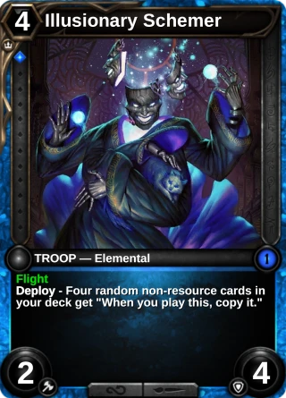 Illusionary Schemer: the card this item changes