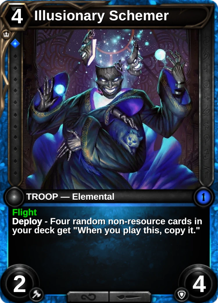 Illusionary Schemer: the card