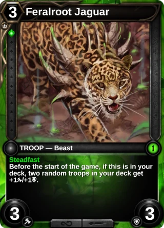 Feralroot Jaguar: the card this item changes
