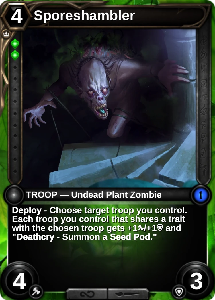 Sporeshambler: the card