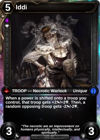 Iddi: the card this item changes
