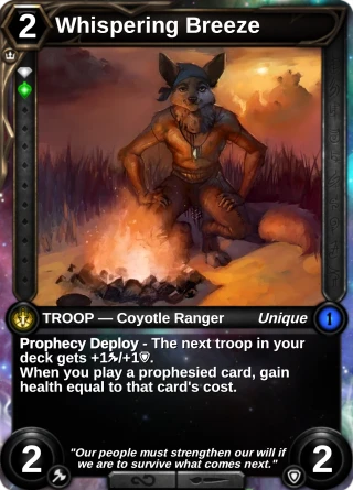 Whispering Breeze: the card this item changes