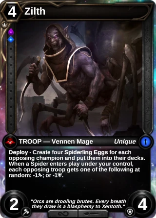 Zilth: the card this item changes