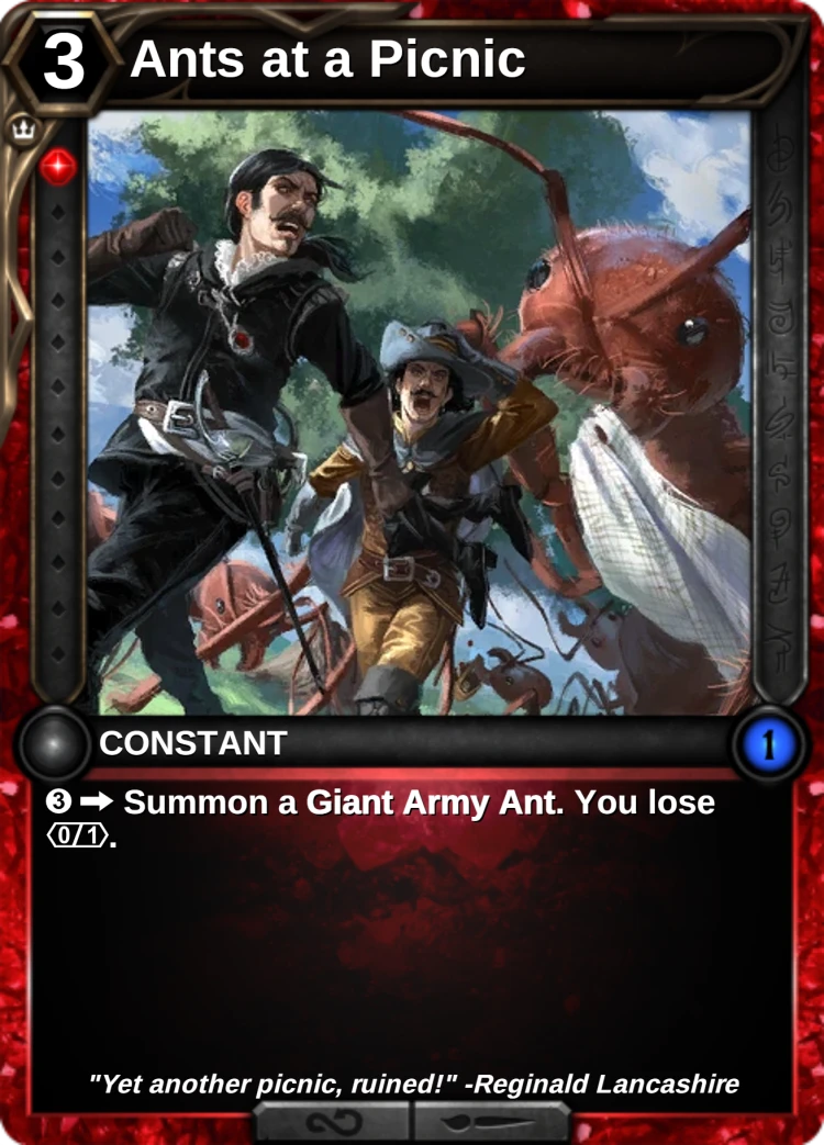 Ants at a Picnic: the card