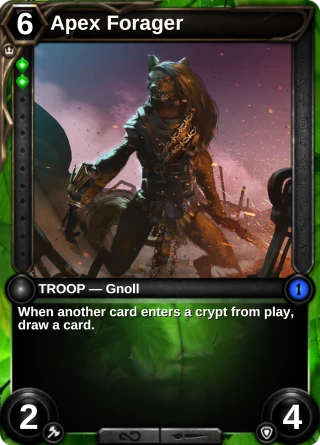 Apex Forager: the card this item changes