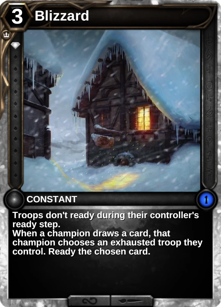 Blizzard: the card