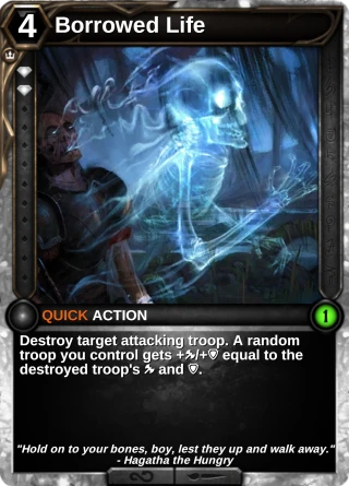 Borrowed Life: the card this item changes