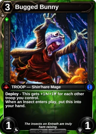 Bugged Bunny: the card this item changes