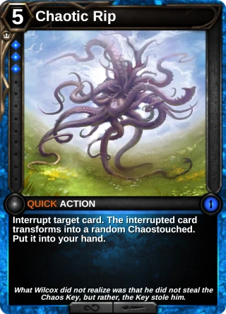 Chaotic Rip: the card this item changes