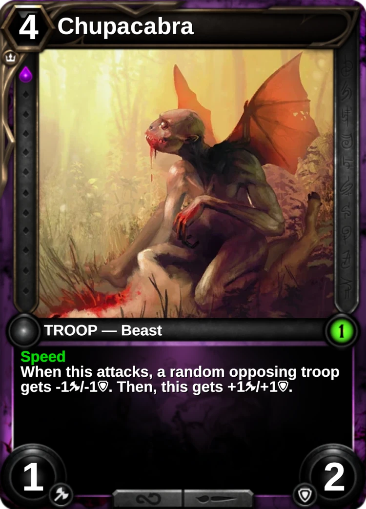 Chupacabra: the card