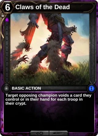 Claws of the Dead: the card this item changes