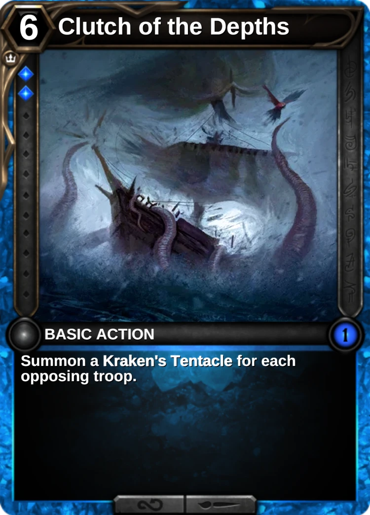 Clutch of the Depths: the card