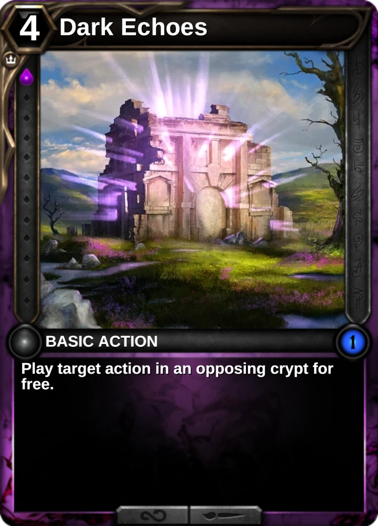 Dark Echoes: the card