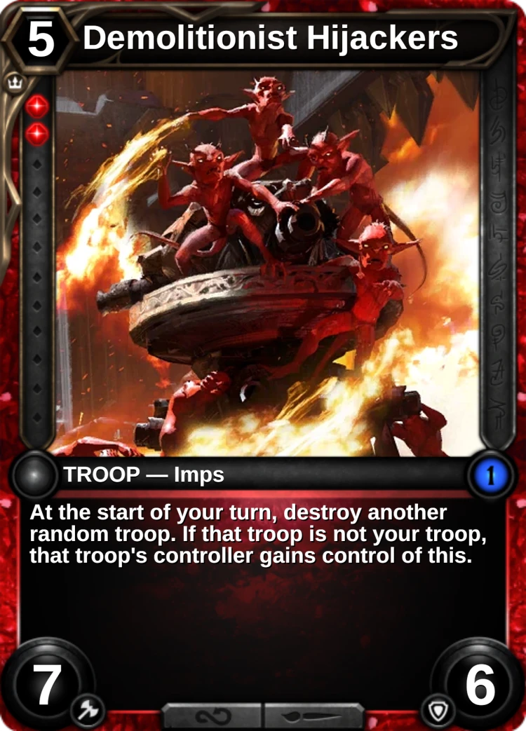 Demolitionist Hijackers: the card