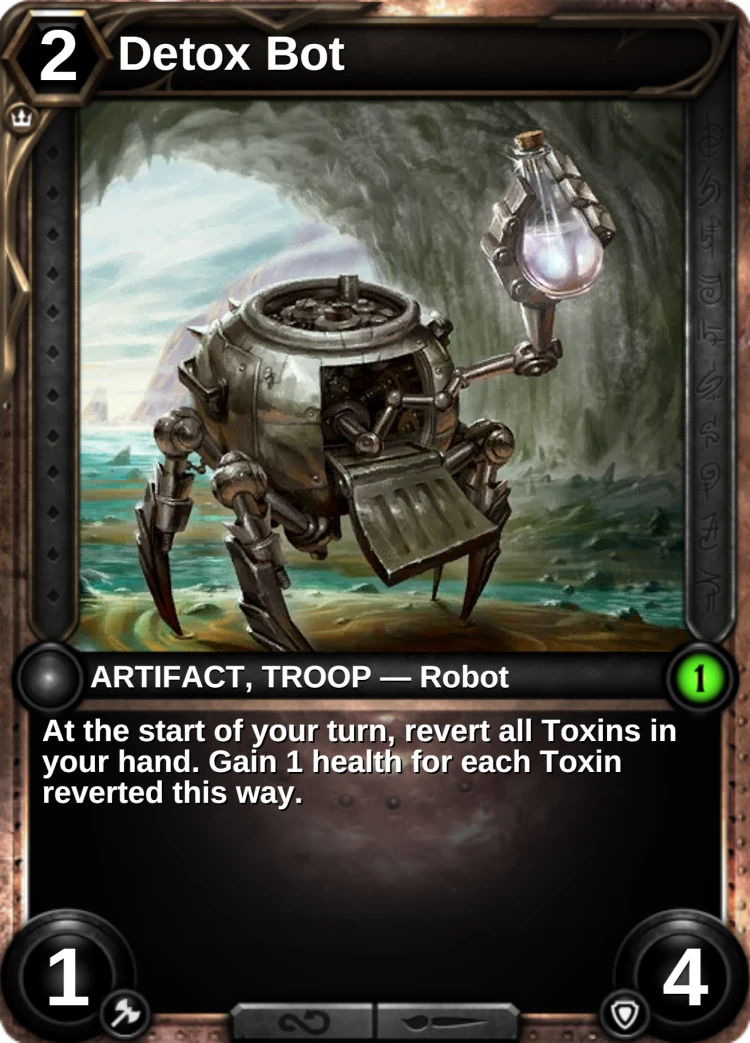 Detox Bot: the card
