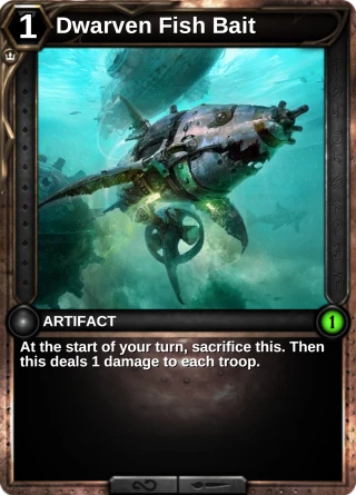 Dwarven Fish Bait: the card this item changes