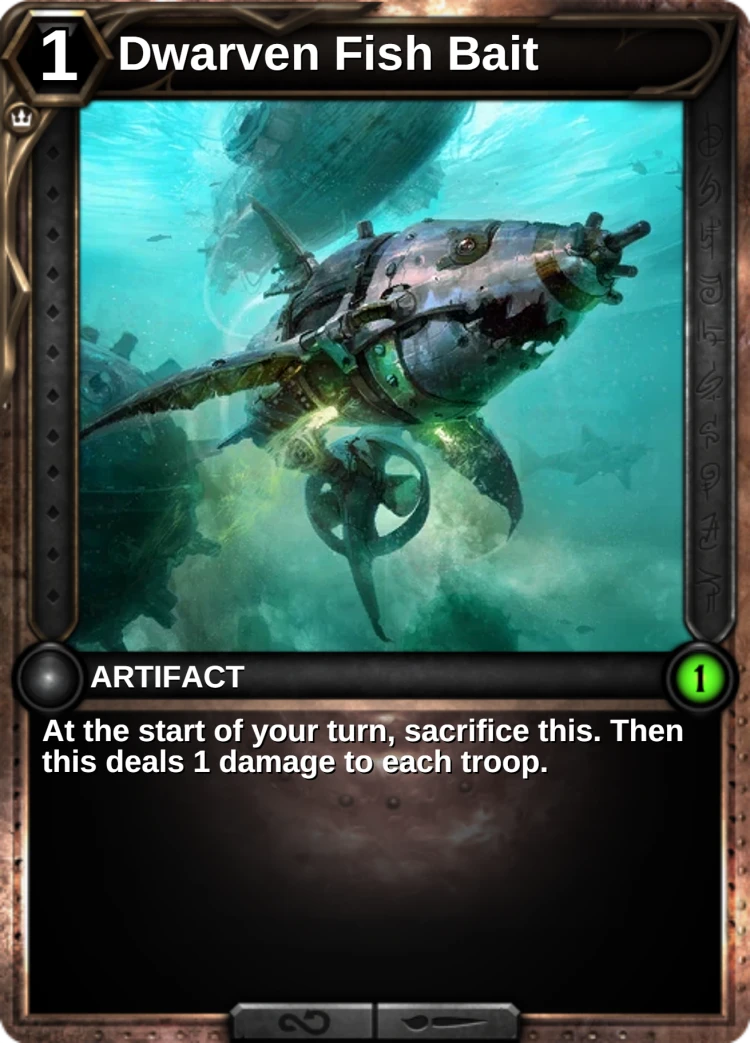 Dwarven Fish Bait: the card