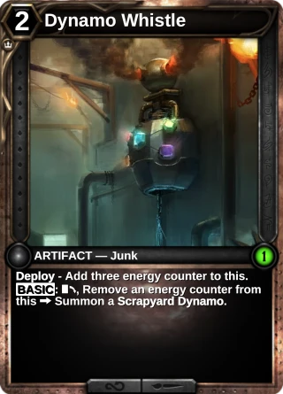 Dynamo Whistle: the card this item changes