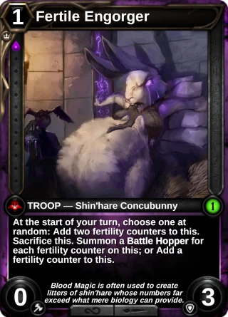 Fertile Engorger: the card this item changes