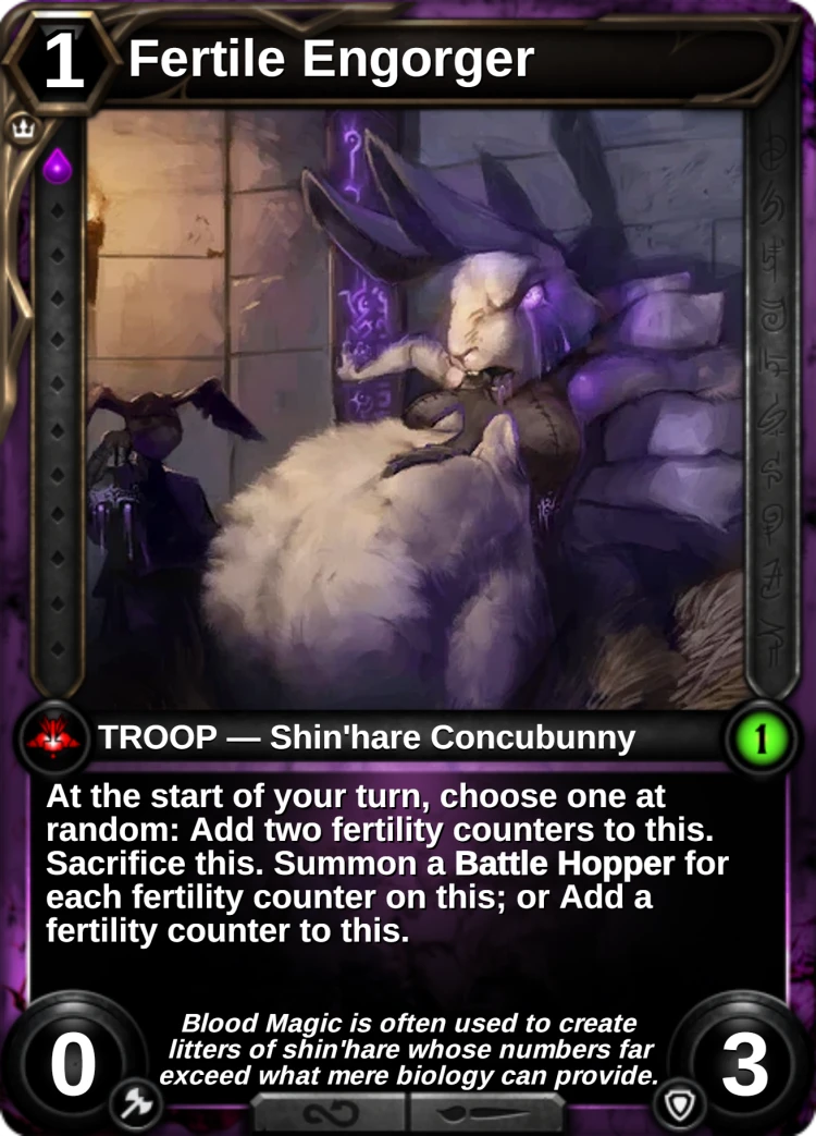 Fertile Engorger: the card