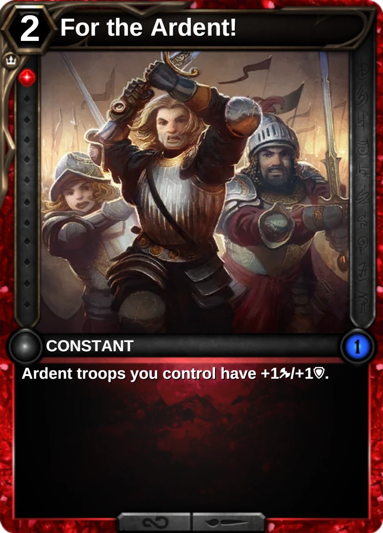For the Ardent!: the card