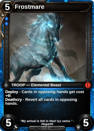 Frostmare: the card this item changes