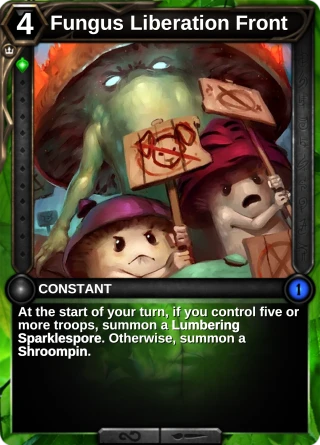 Fungus Liberation Front: the card this item changes
