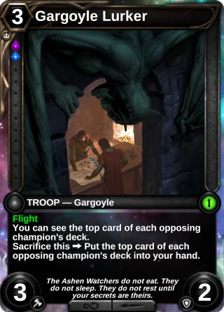 Gargoyle Lurker: the card this item changes