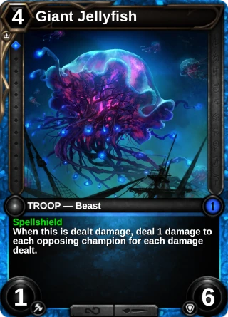 Giant Jellyfish: the card this item changes