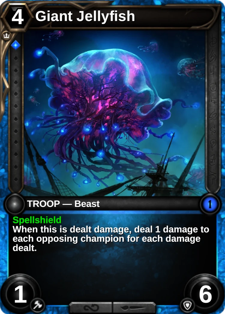 Giant Jellyfish: the card