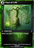 Pact of Life: printing in Shards of Fate