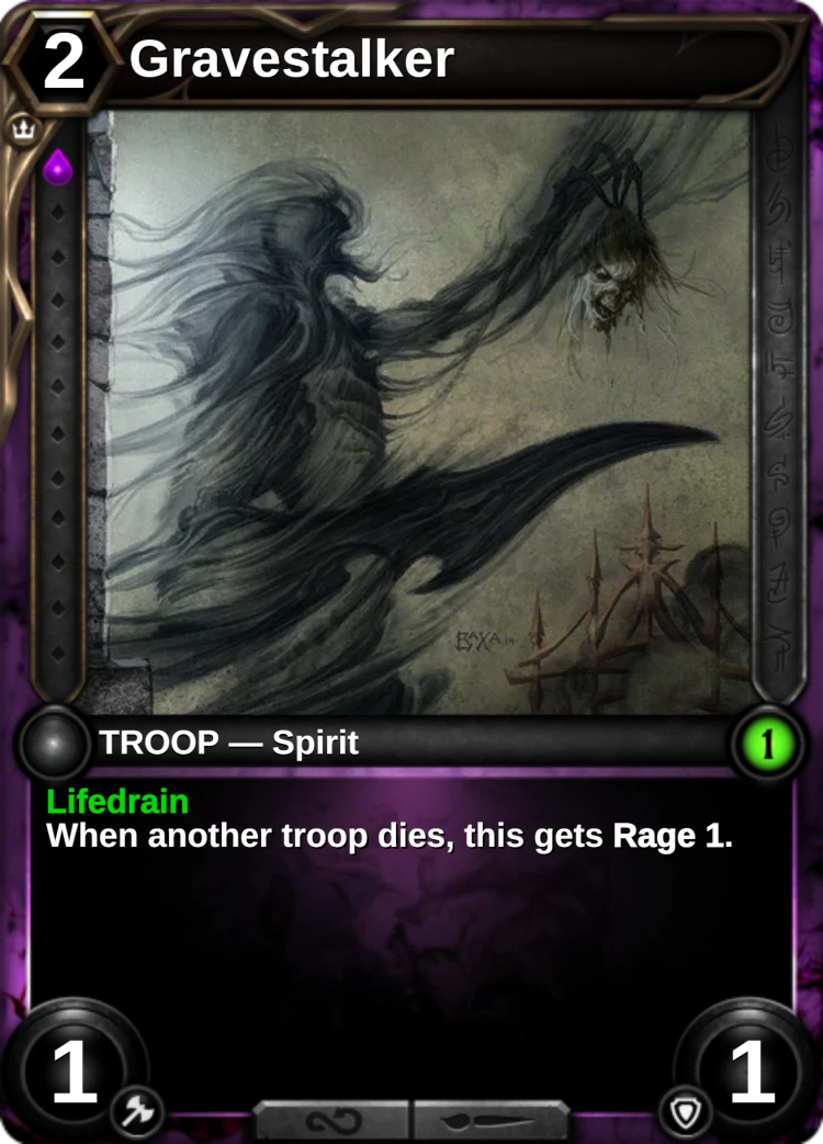 Gravestalker: the card
