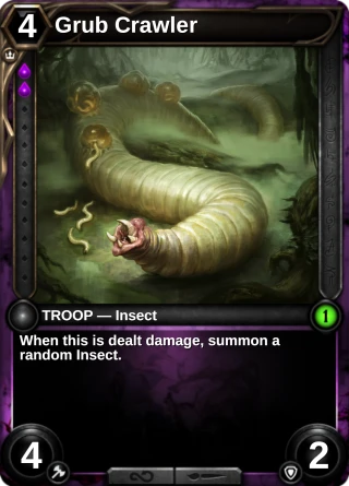 Grub Crawler: the card this item changes