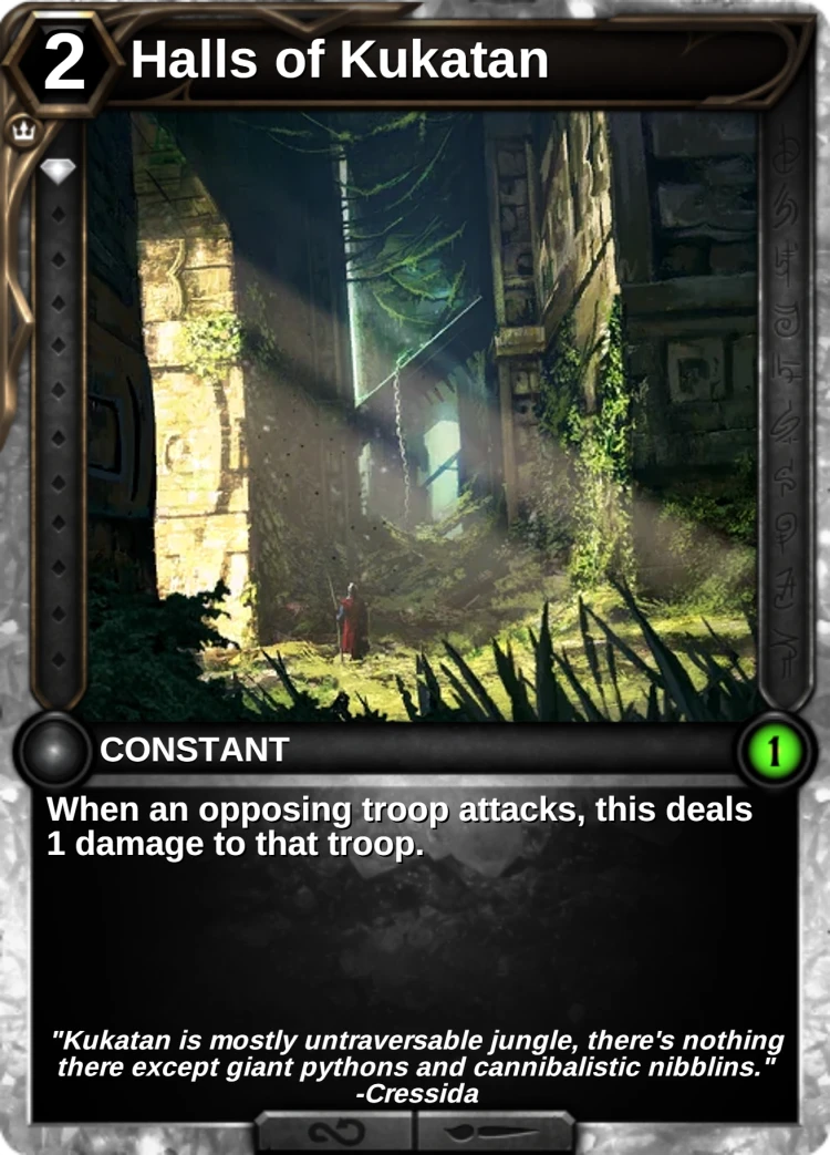 Halls of Kukatan: the card
