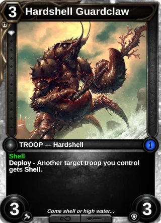 Hardshell Guardclaw: the card this item changes