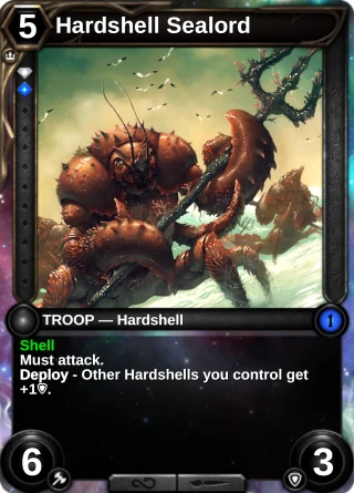Hardshell Sealord: the card this item changes