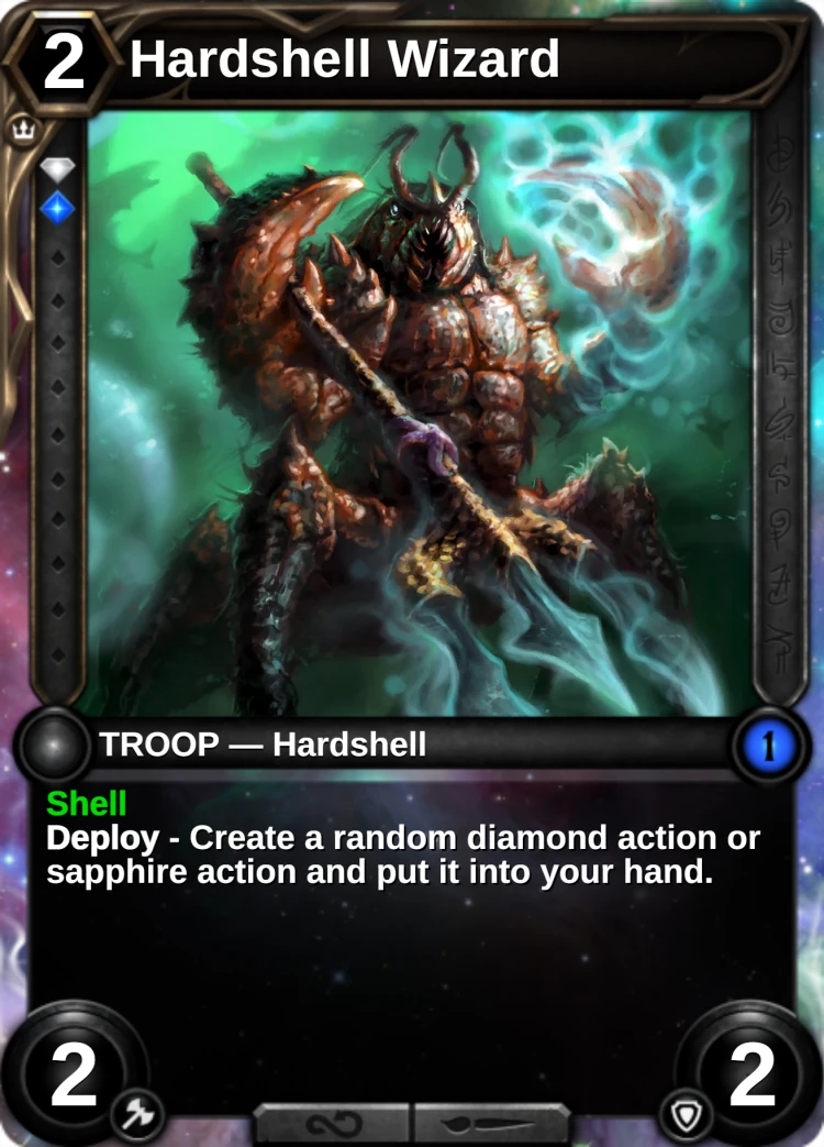 Hardshell Wizard: the card