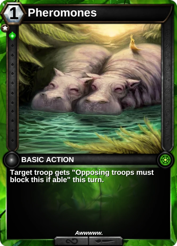 Pheromones: the card