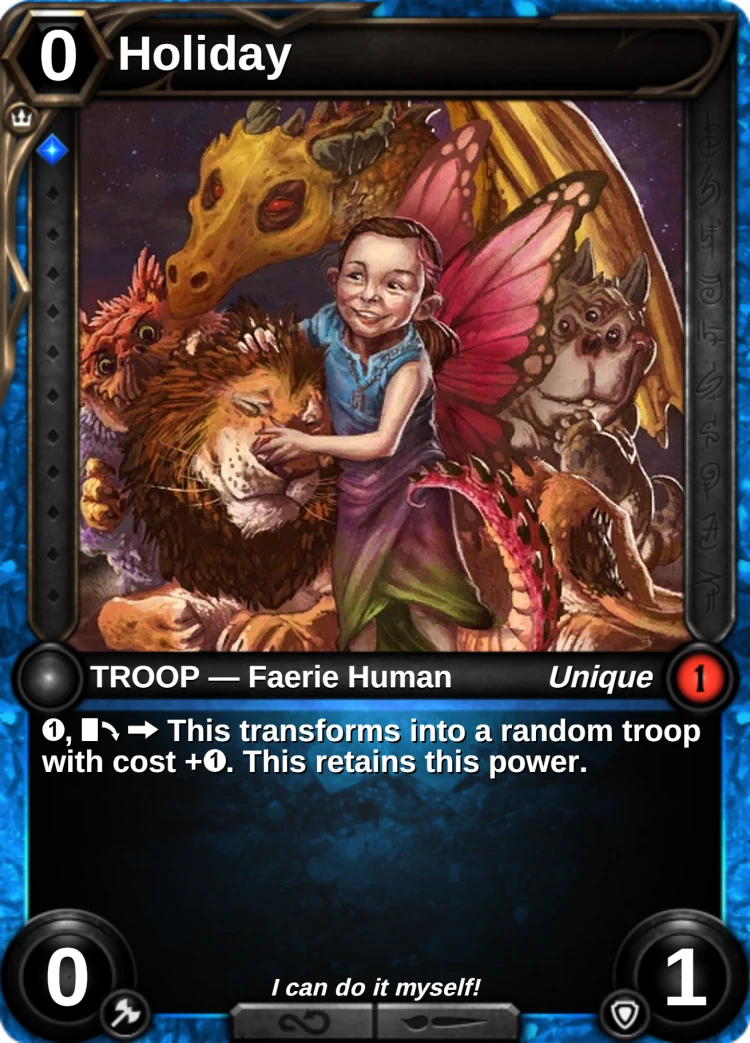 Holiday: the card