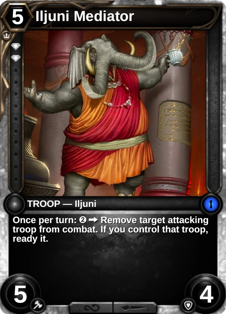 Iljuni Mediator: the card