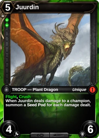 Juurdin: the card this item changes